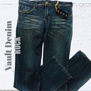VAULT Denim Womens Straight Leg R.O.C.K Premium Jeans 29